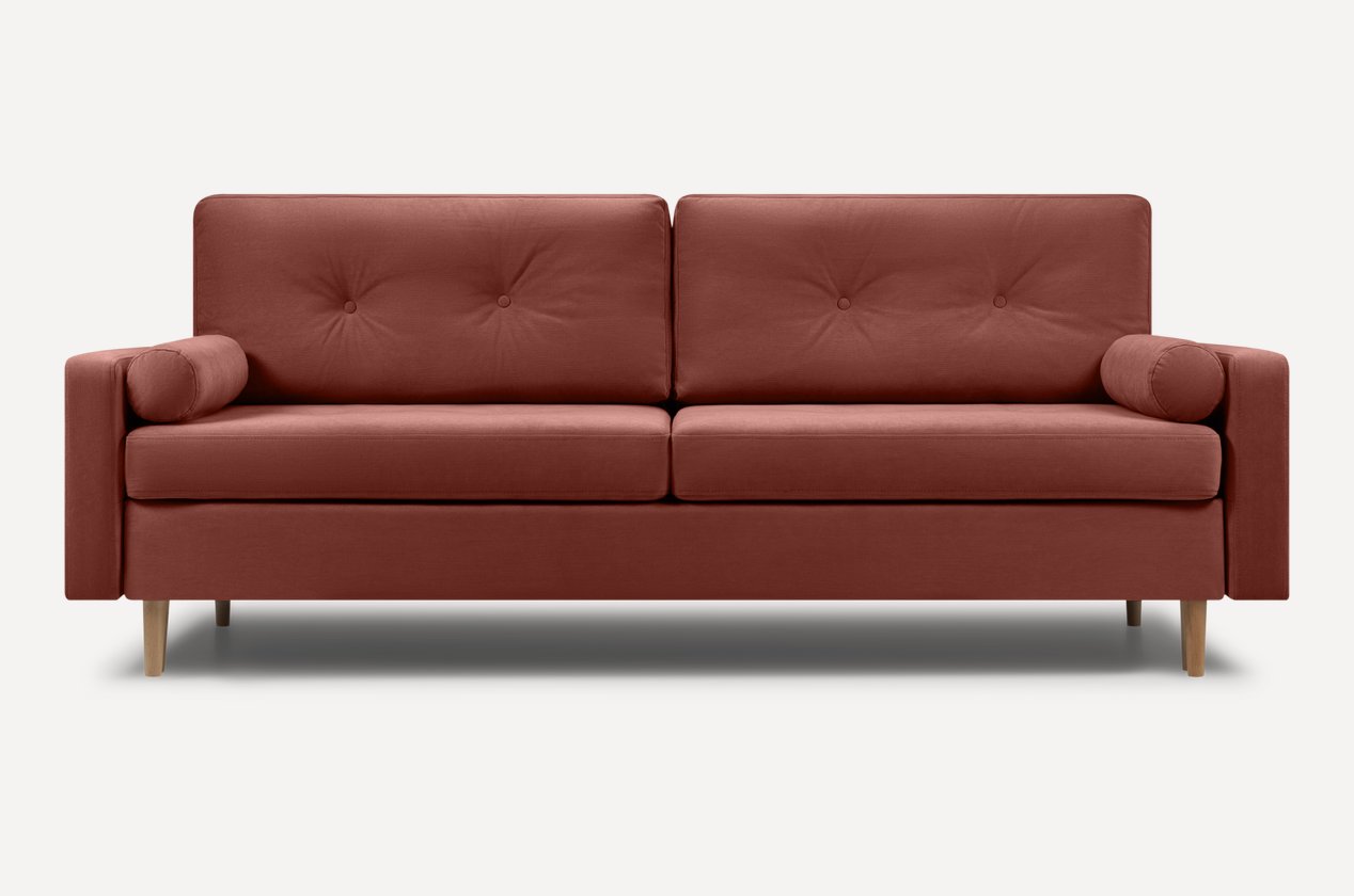 Navo toʻgʻri divan — terrakota