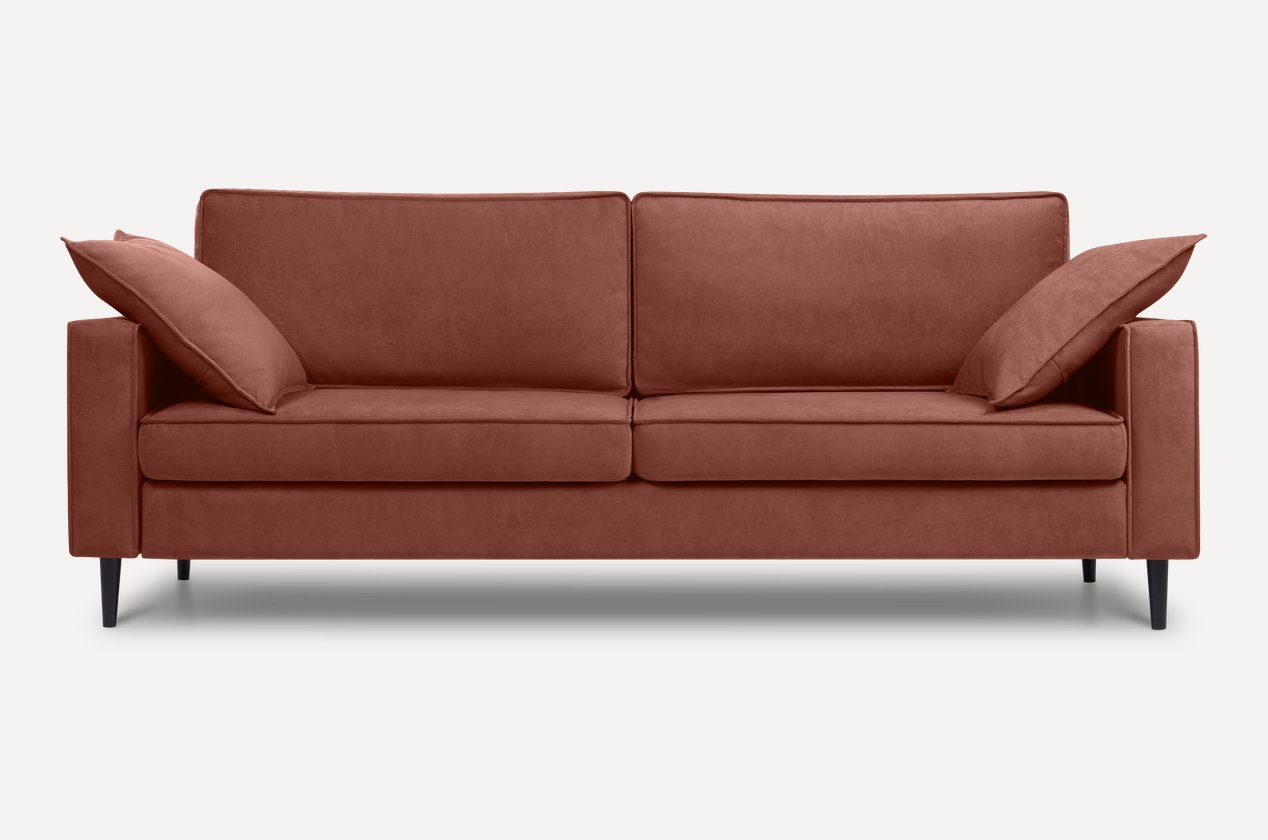 Sitora divan to'g'ri 225 sm — terrakota