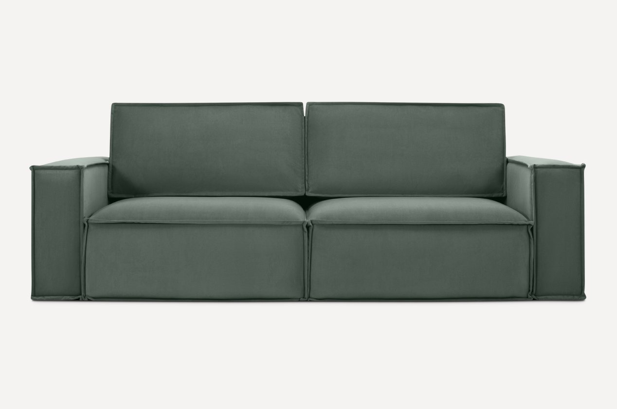 Boghcha toʻgʻri divan — zaytunrang