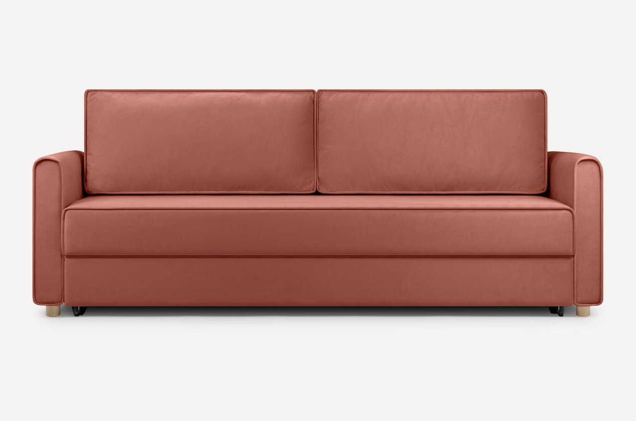 Navo toʻgʻri divan — terrakota