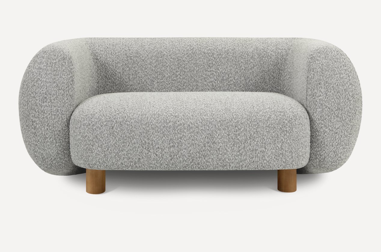 Navo to'g'ri divan — kulrang