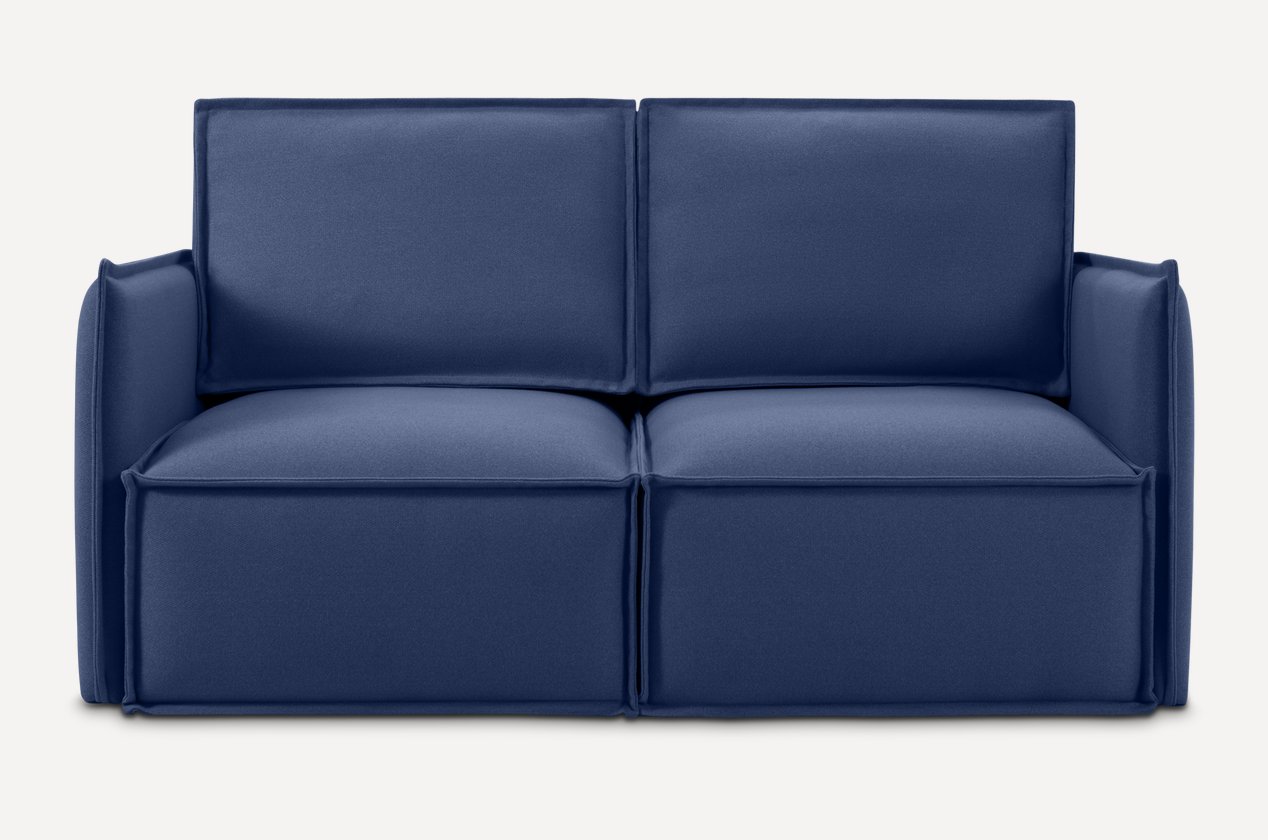 Navo divan mini 158 sm — ko'k rog'ojka