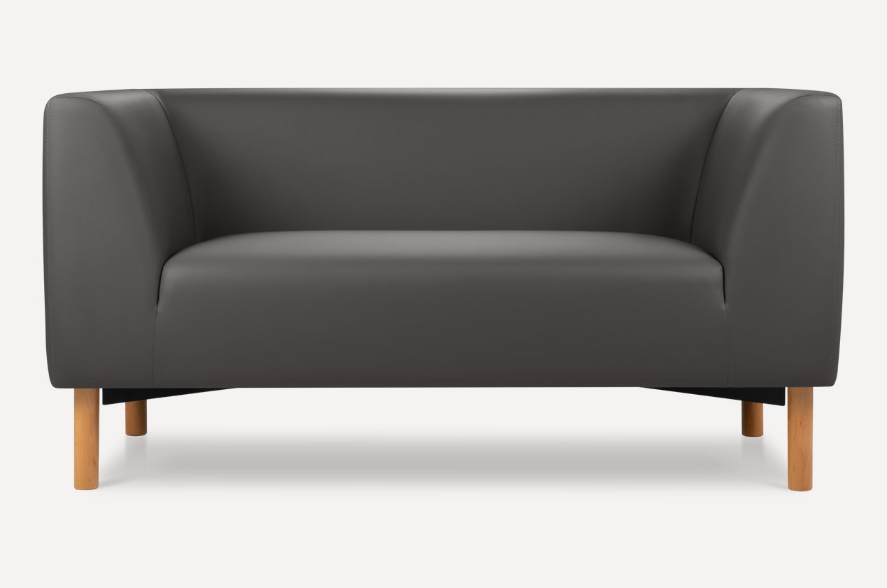 Navo toʻgʻri divan — kulrang