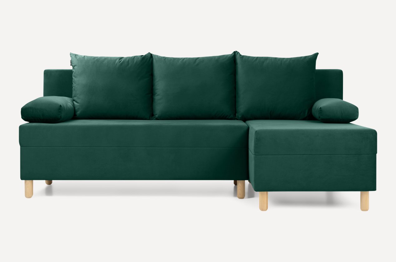 Sitora burchak divan — zumrad rang