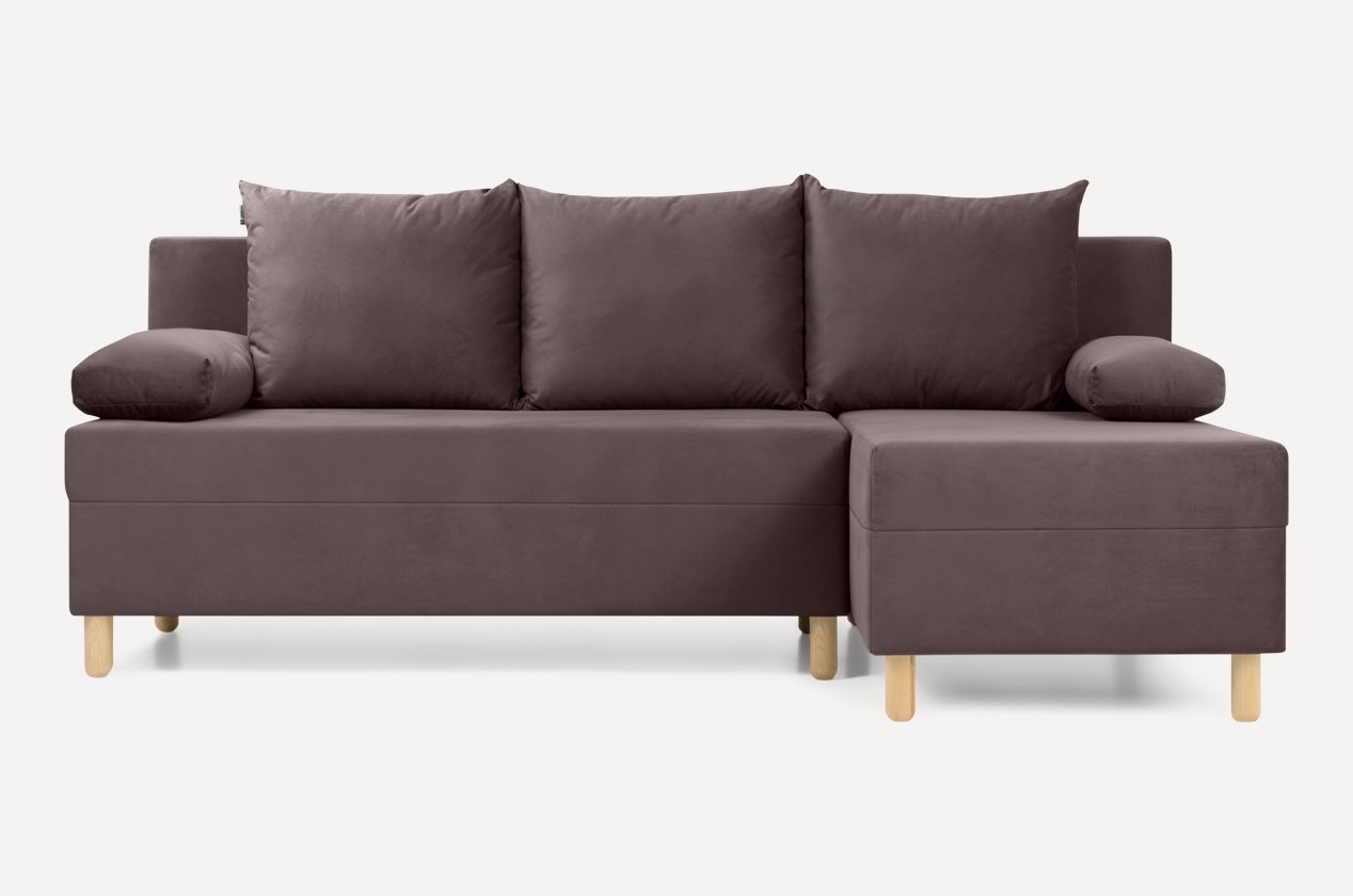 Sitora burchakli divan — jigarrang