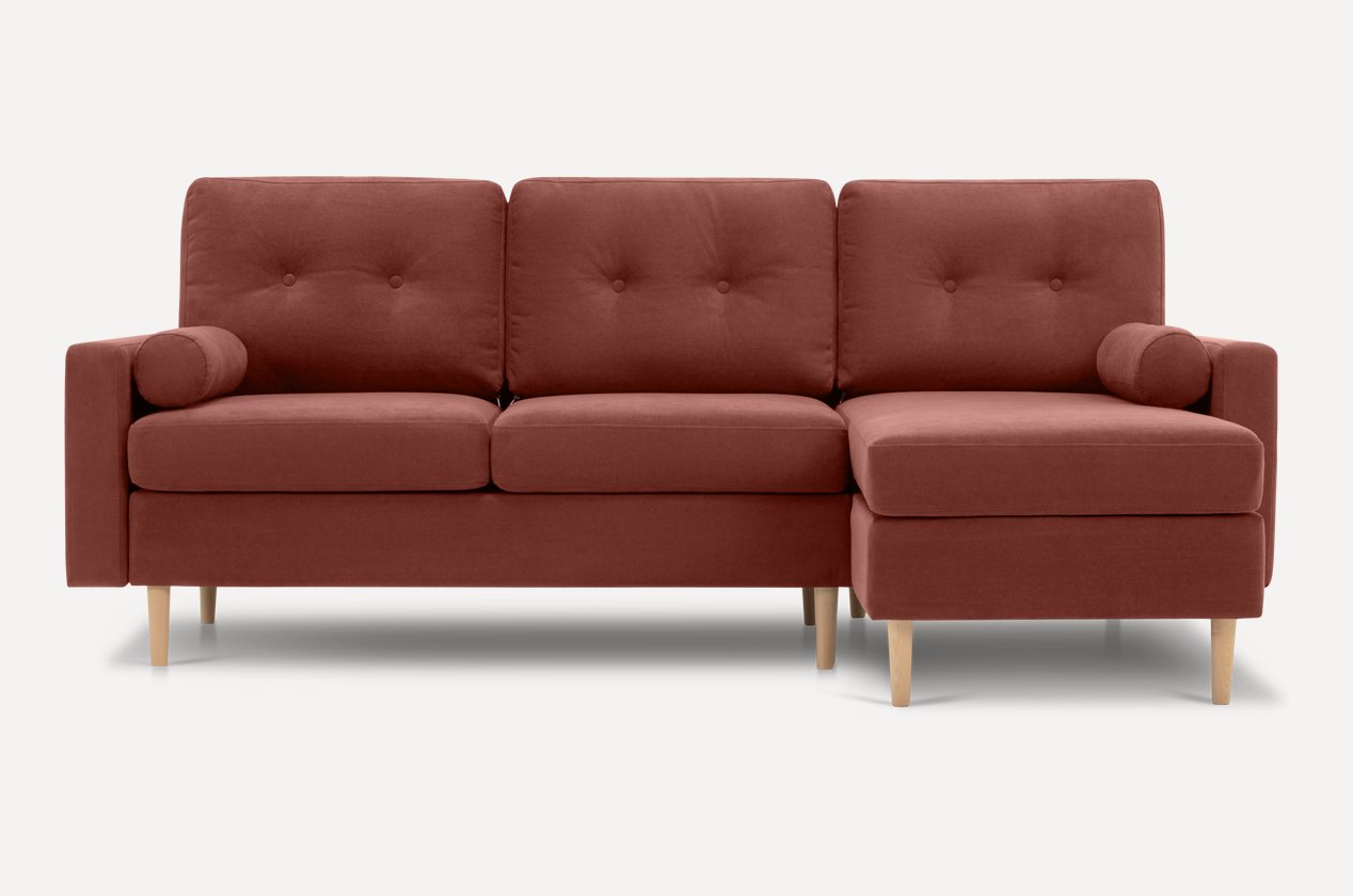 Chorsu burchakli divan — terrakota