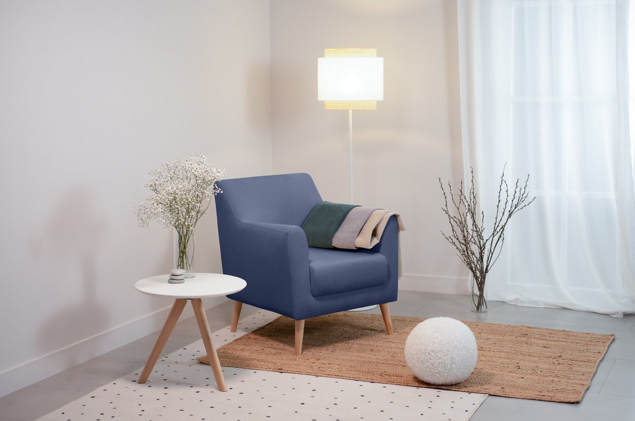 Sitora kreslo 74 sm — ko'k