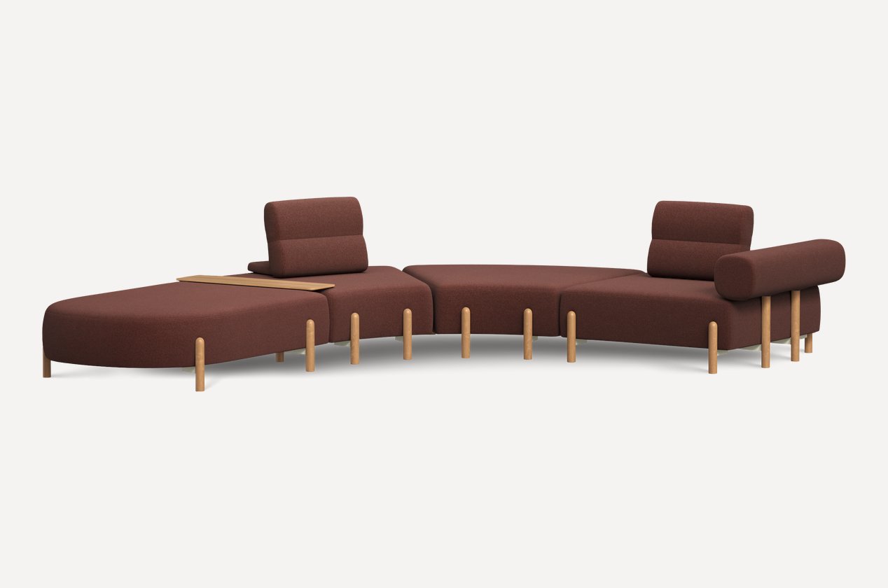 Sitora modulli divan — jigarrang