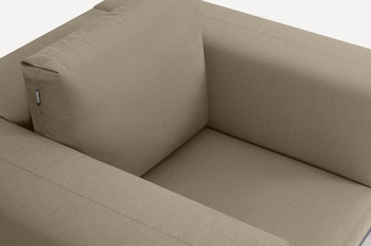 Кресло Evara Vista 125×112 см — бежевый