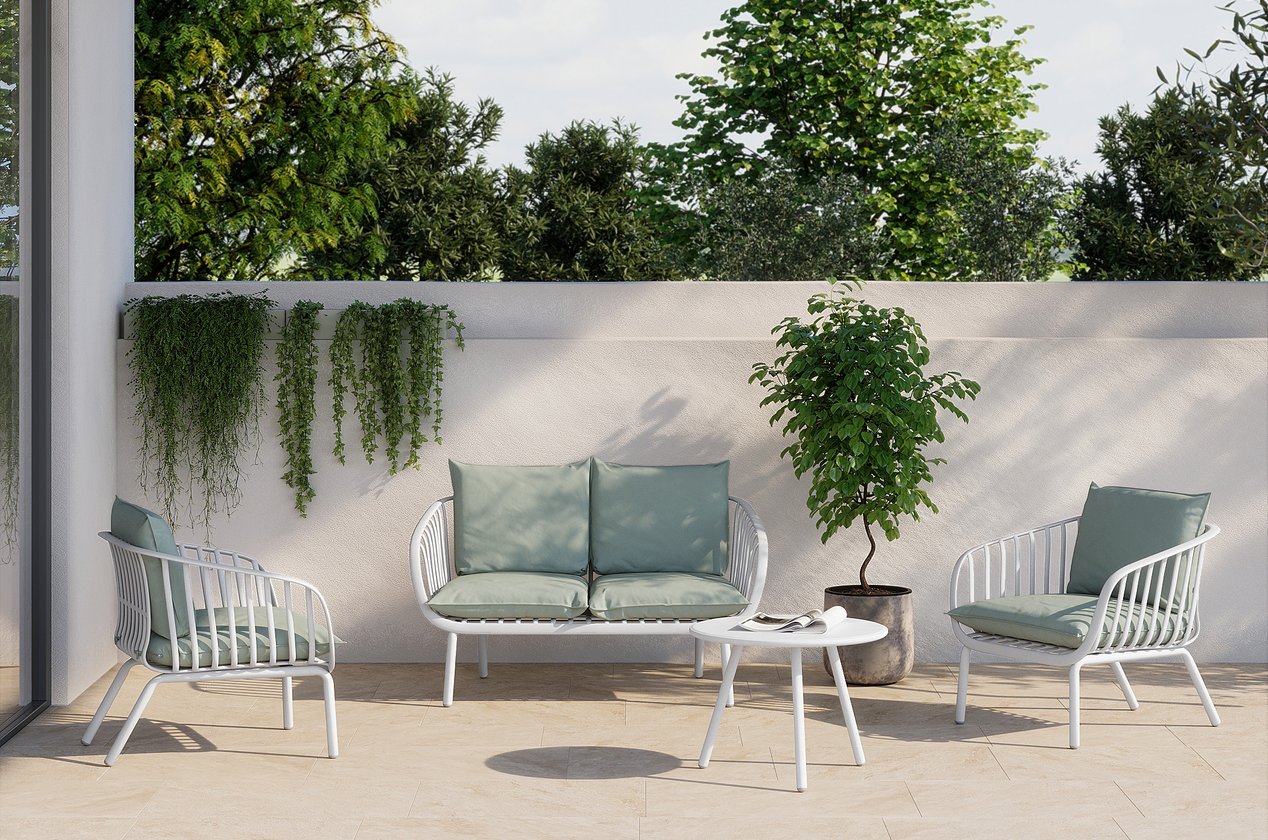 Кресло Lira Patio 79×70 см — зеленый