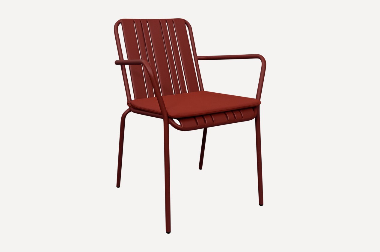 Стул Aylan Soft 58×63 см — бордовый