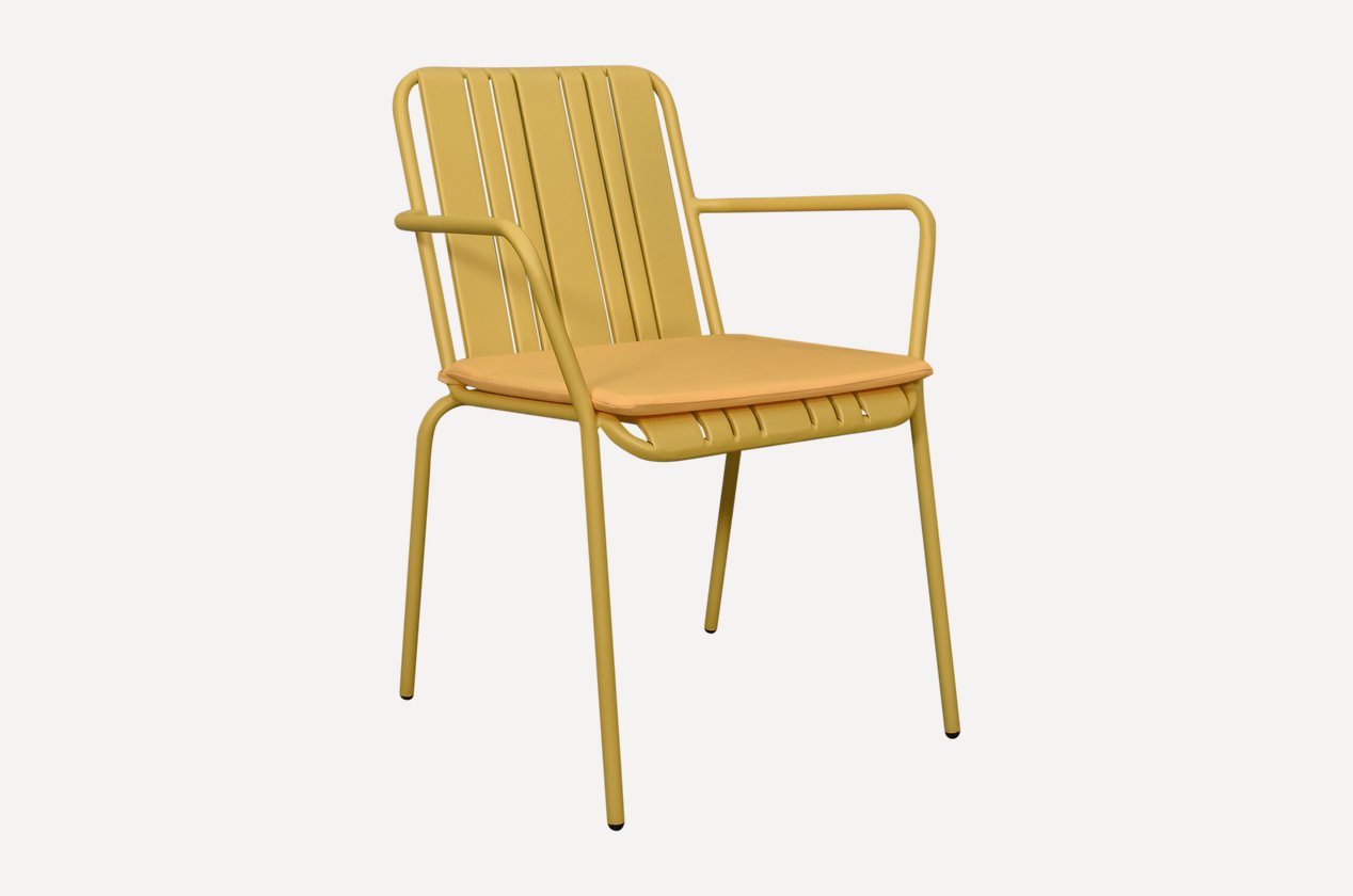 Стул Aylan Soft 58×63 см — жёлтый
