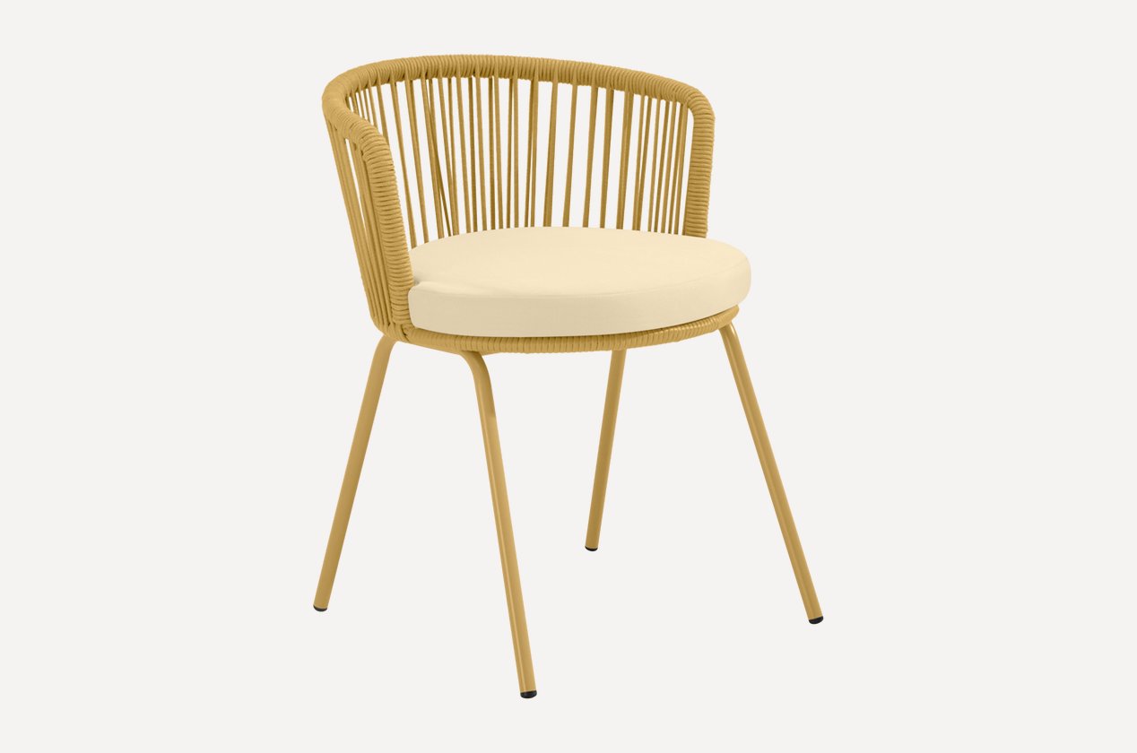 Стул Bari Compact 56×60 см — жёлтый