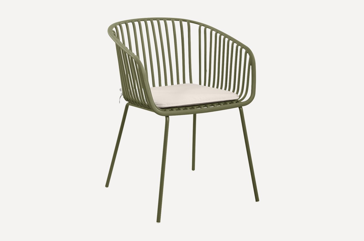 Стул Lira Patio 57×56 см — оливковый