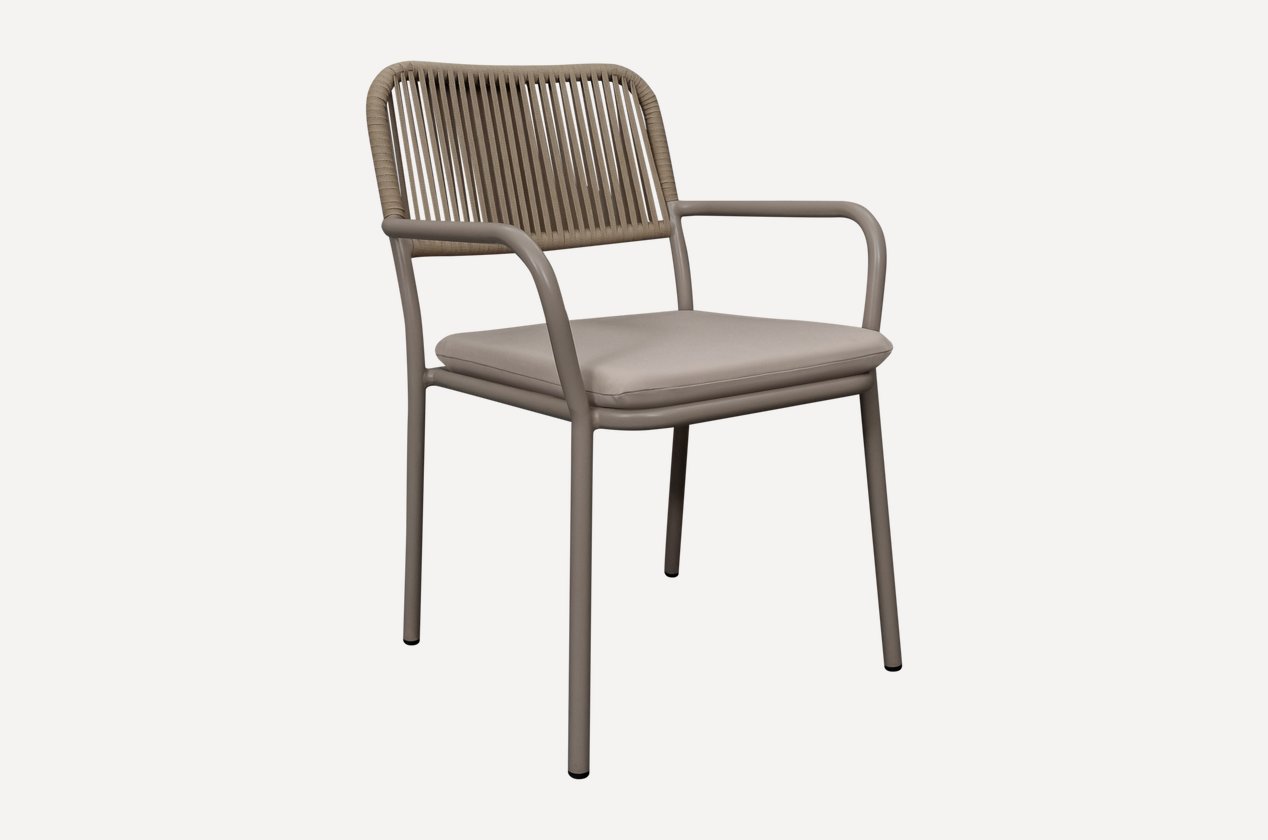 Стул Orzu Soft 57×62 см — бежевый / латте