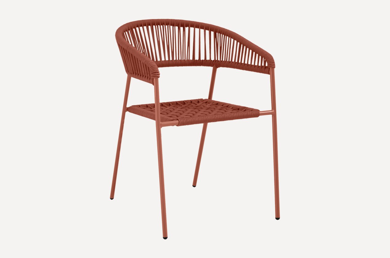 Стул Sokin Urban 57×60 см — бордовый