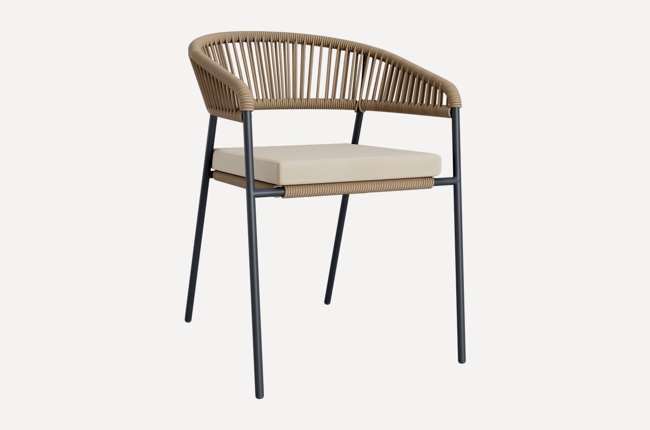 Стул Sokin Urban 57×60 см — кремовый / бежевый
