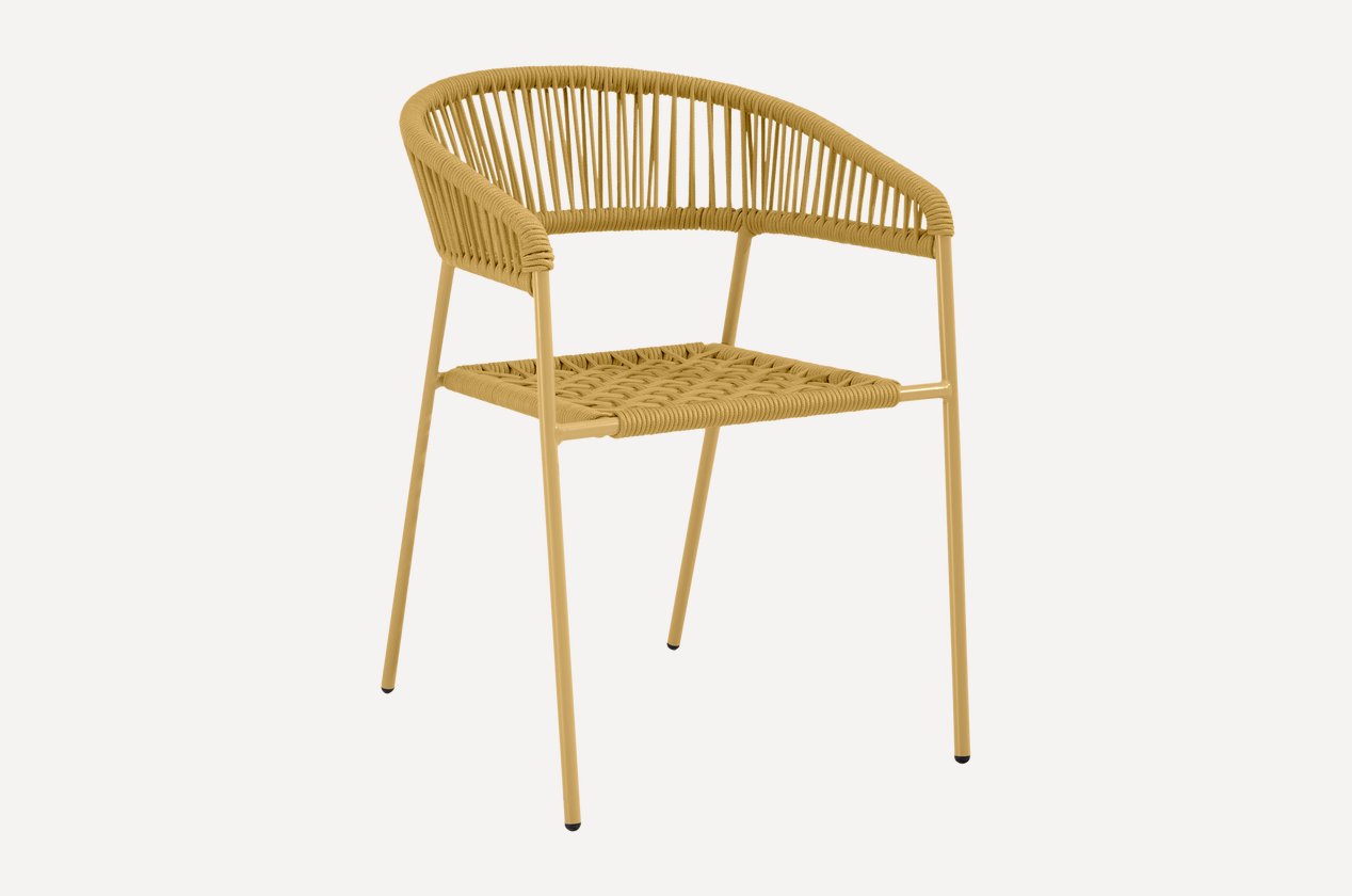 Стул Sokin Urban 57×60 см — жёлтый