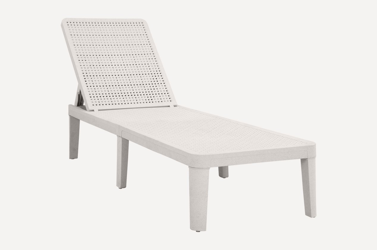 Шезлонг Ipak 191×55 см — бежевый