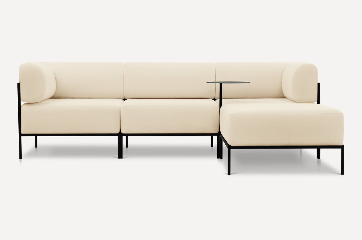 Диван Sabo Compact широкий 243 см модульный — песочный