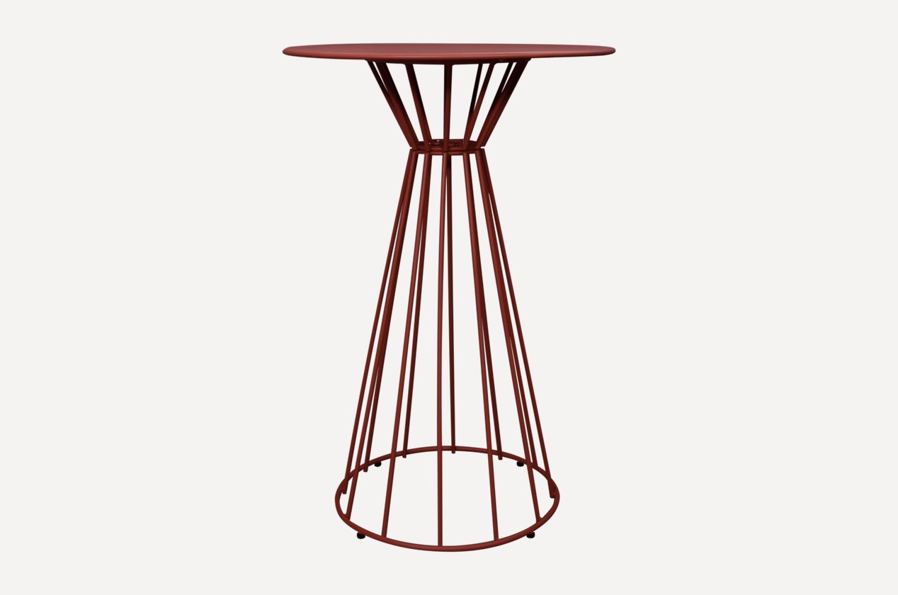 Стол Mavsum Patio 70 см — бордовый