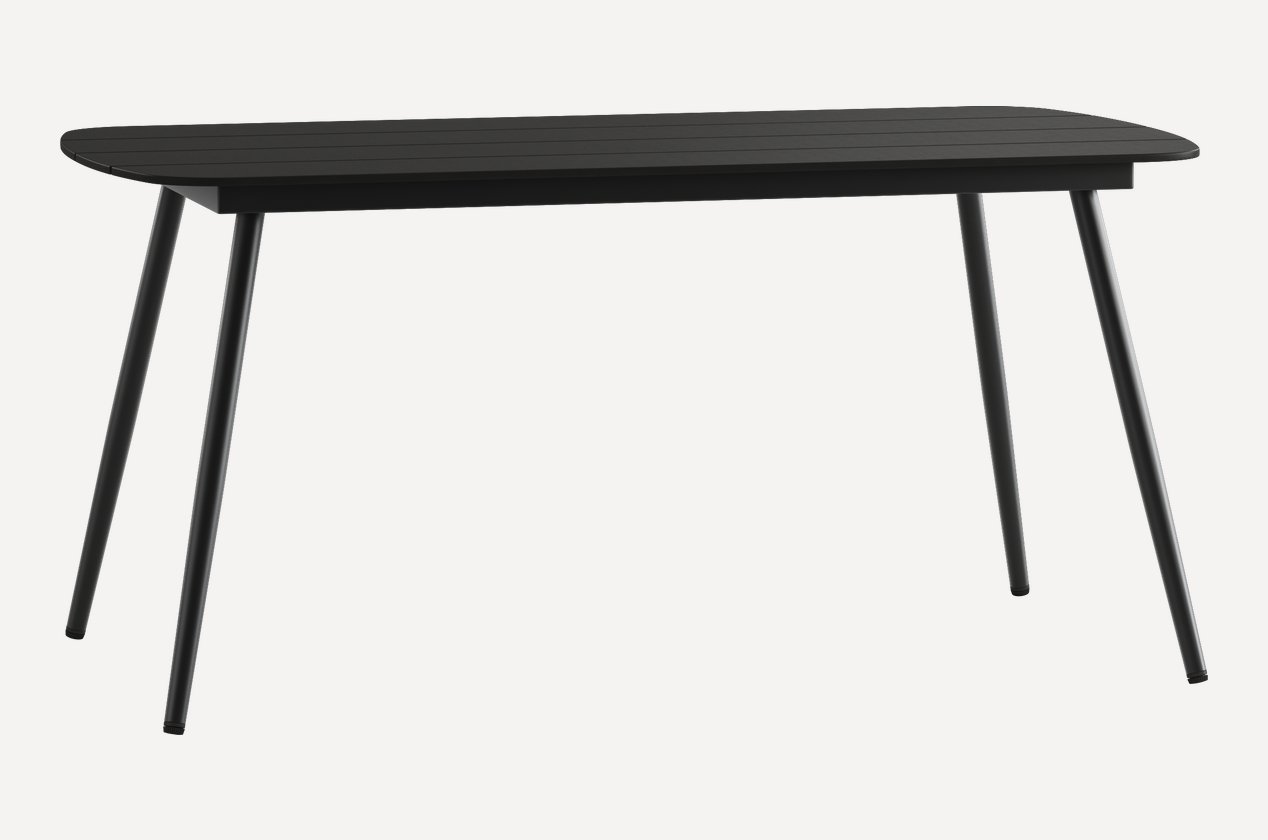 Sokin Patio 160 sm qora stol